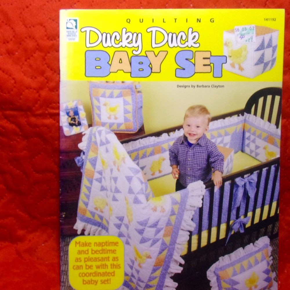 Baby Quilting Book, Ducky Duck Quilt, Baby Quilt, New Book Baby Gift